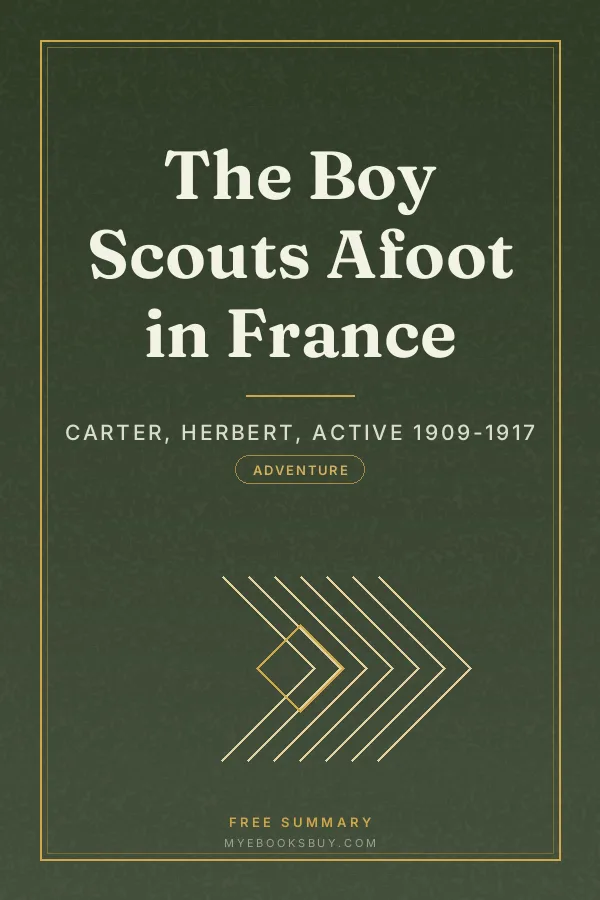 Cover of The Boy Scouts Afoot in France