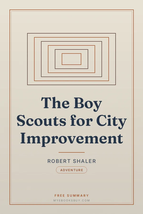 Cover of The Boy Scouts for City Improvement