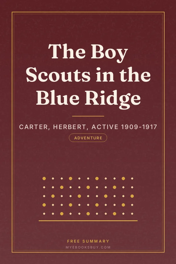 Cover of The Boy Scouts in the Blue Ridge