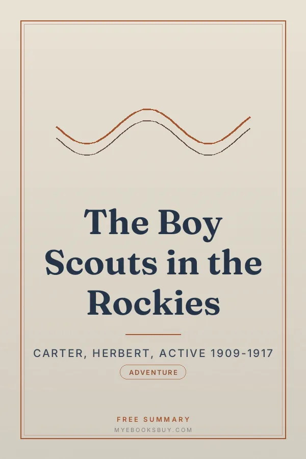 Cover of The Boy Scouts in the Rockies