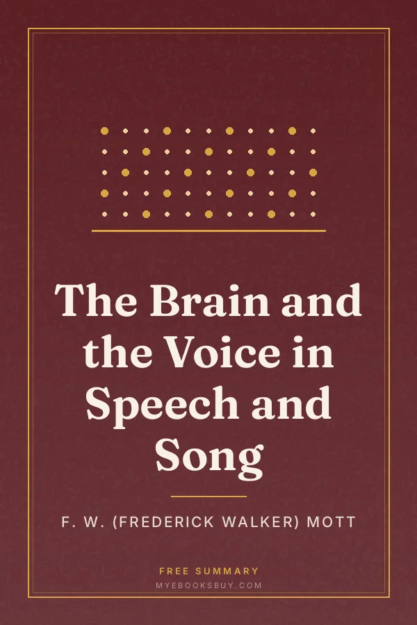 Cover of The Brain and the Voice in Speech and Song