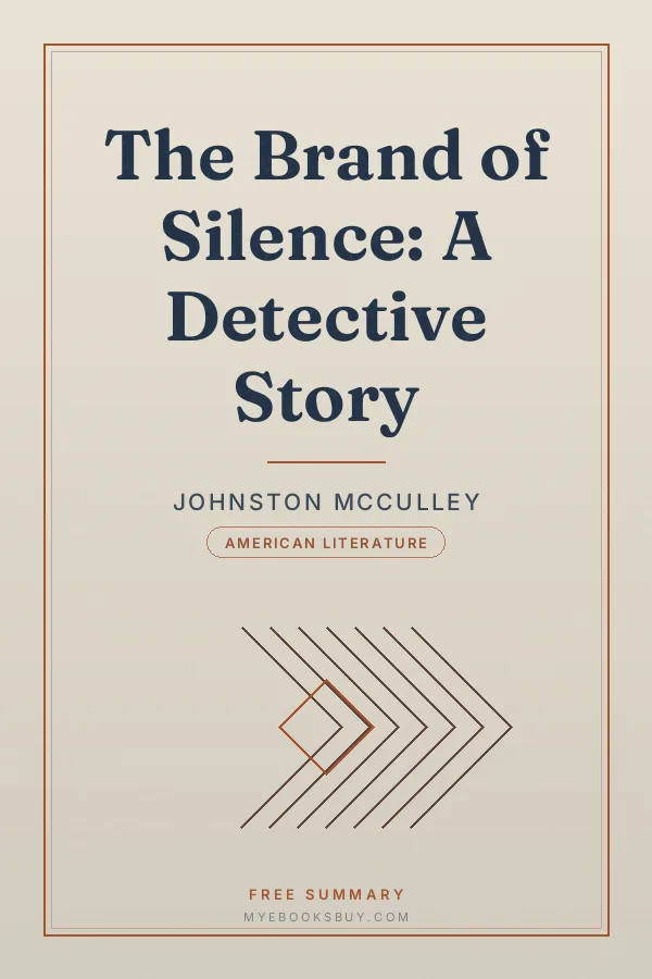 Cover of The Brand of Silence: A Detective Story