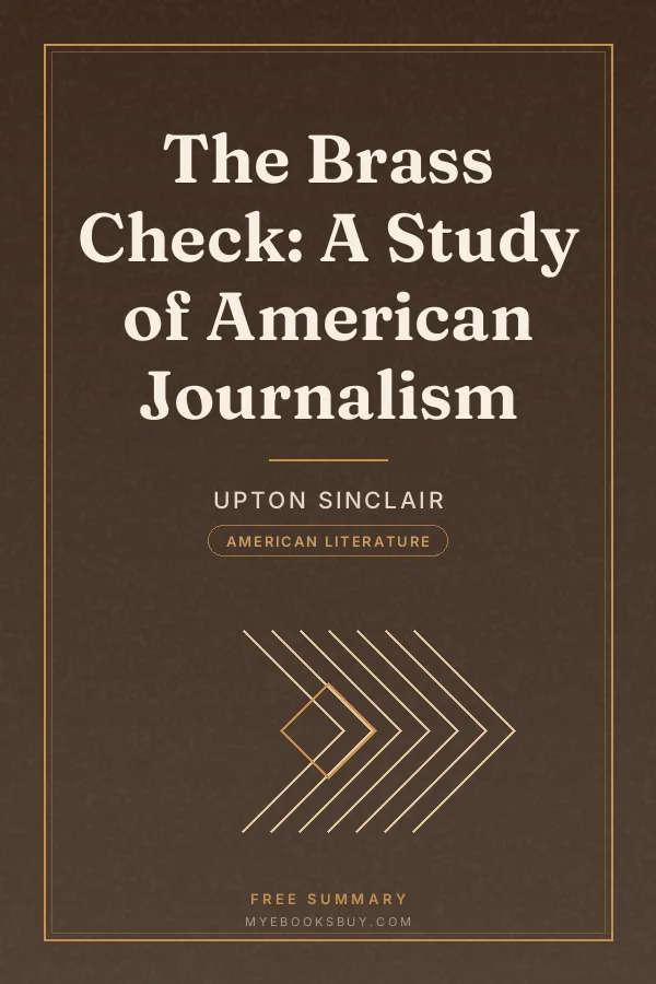 Cover of The Brass Check: A Study of American Journalism
