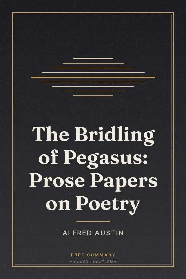 Cover of The Bridling of Pegasus: Prose Papers on Poetry