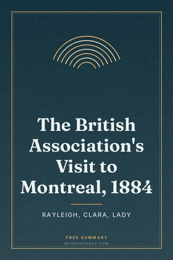 Cover of The British Association's Visit to Montreal, 1884