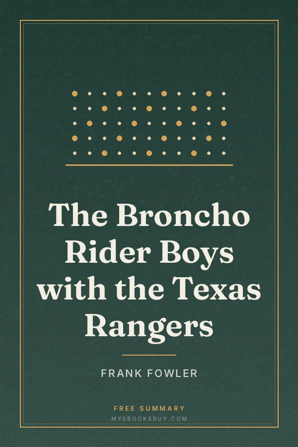 Cover of The Broncho Rider Boys with the Texas Rangers
