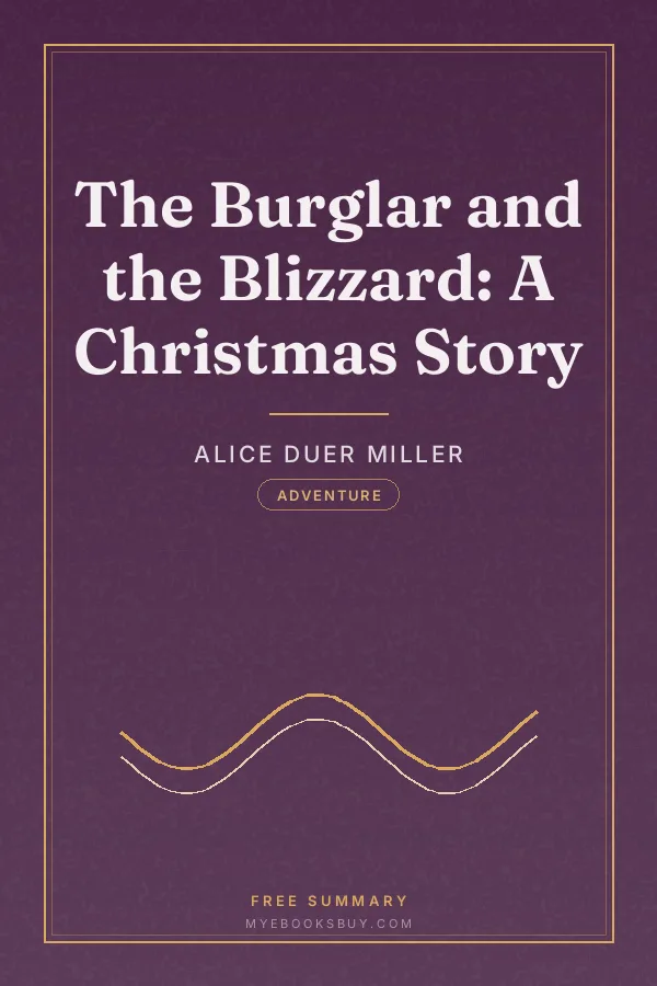 Cover of The Burglar and the Blizzard: A Christmas Story
