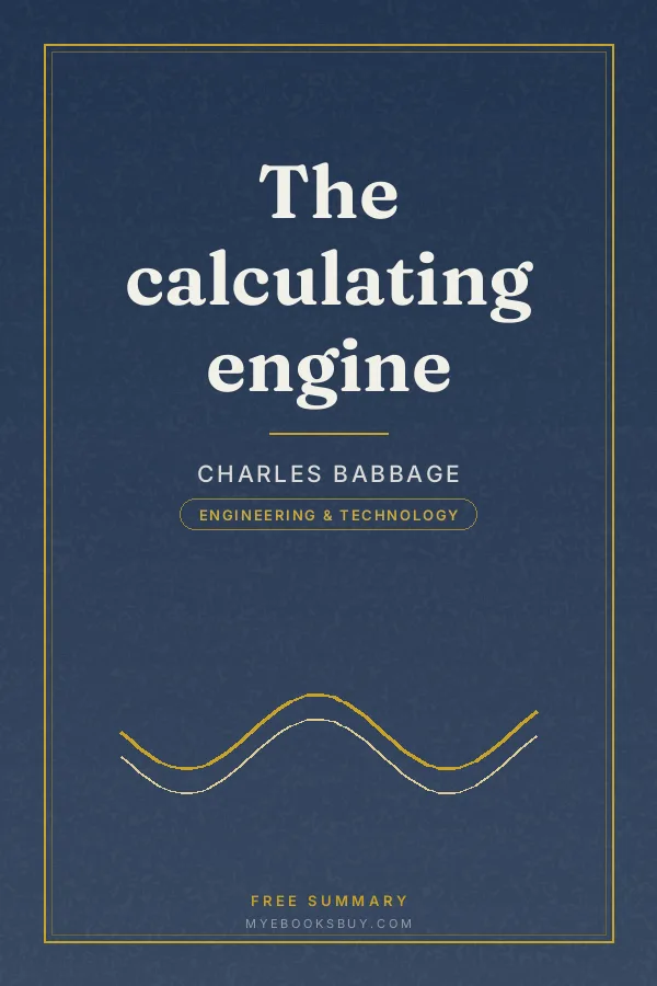 Cover of The calculating engine