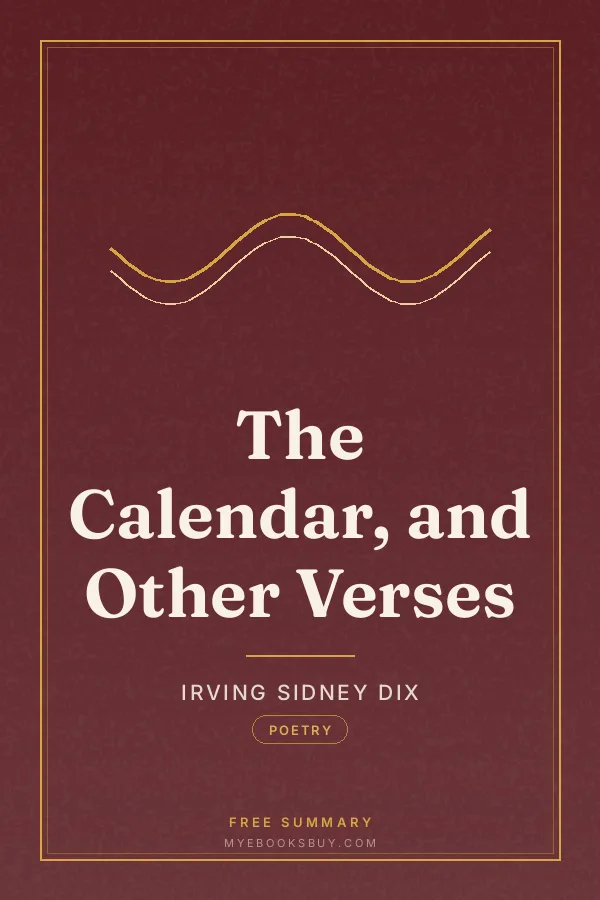Cover of The Calendar, and Other Verses
