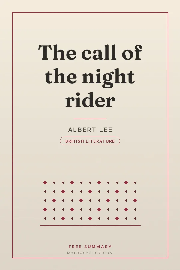 Cover of The call of the night rider