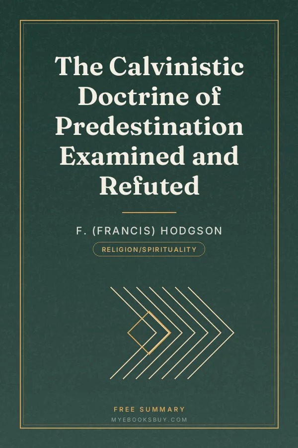 Cover of The Calvinistic Doctrine of Predestination Examined and Refuted