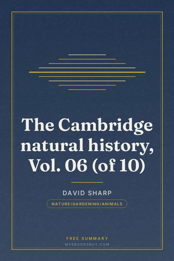 Cover of The Cambridge natural history, Vol. 06 (of 10)
