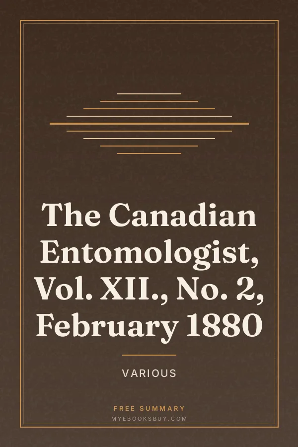 Cover of The Canadian Entomologist, Vol. XII., No. 2, February 1880