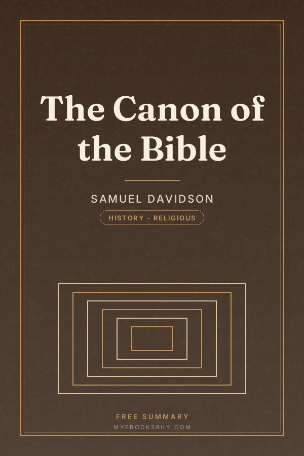 Cover of The Canon of the Bible