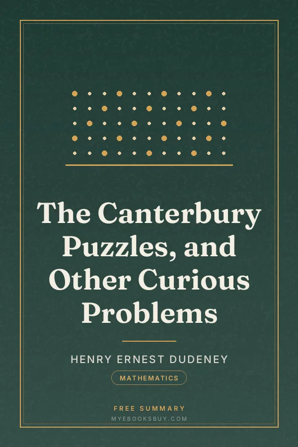 Cover of The Canterbury Puzzles, and Other Curious Problems