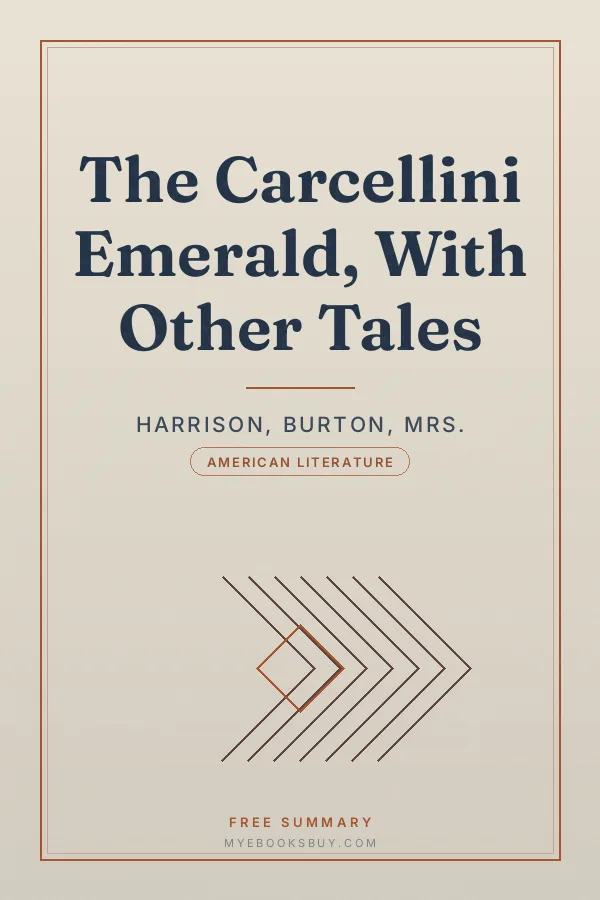 Cover of The Carcellini Emerald, With Other Tales