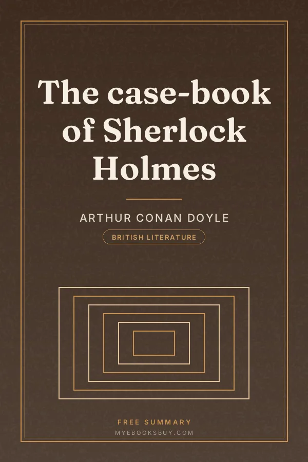 Cover of The case-book of Sherlock Holmes