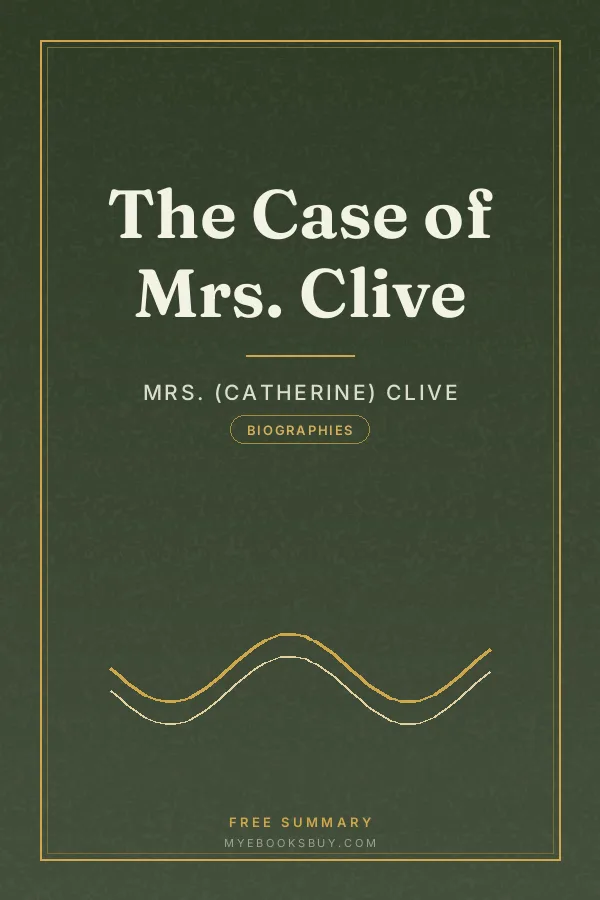 Cover of The Case of Mrs. Clive
