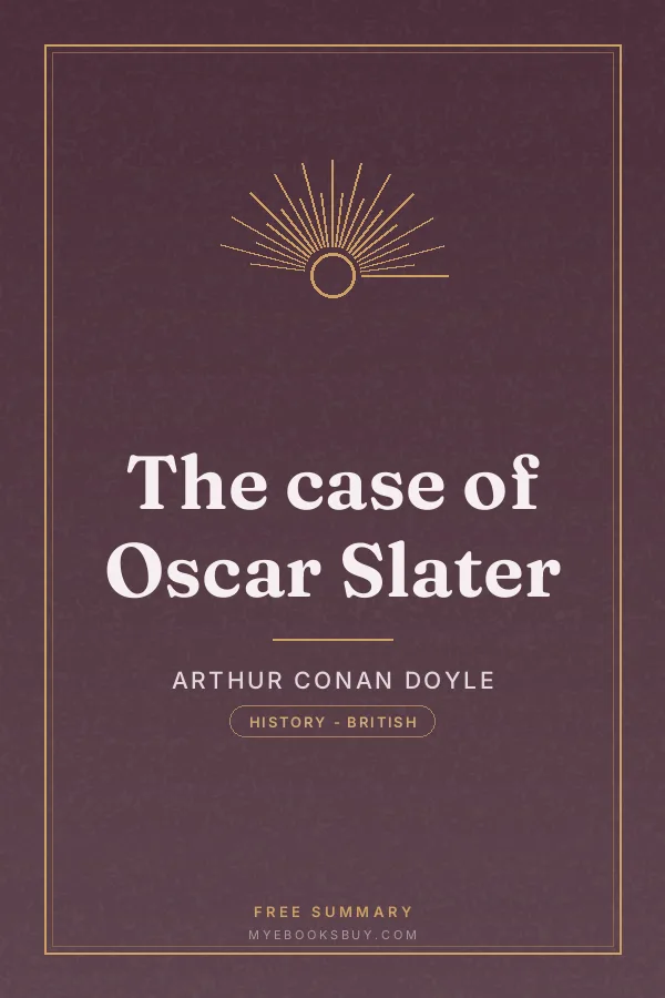 Cover of The case of Oscar Slater