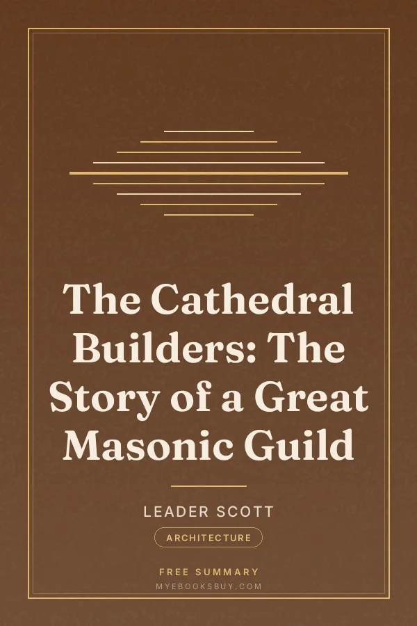 Cover of The Cathedral Builders: The Story of a Great Masonic Guild