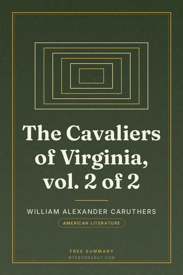 Cover of The Cavaliers of Virginia, vol. 2 of 2