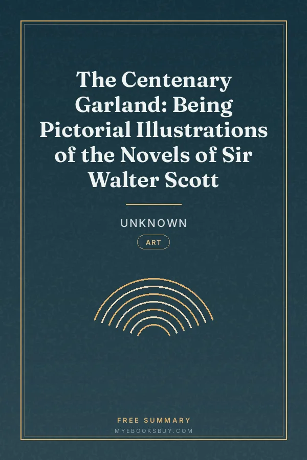 Cover of The Centenary Garland: Being Pictorial Illustrations of the Novels of Sir Walter Scott