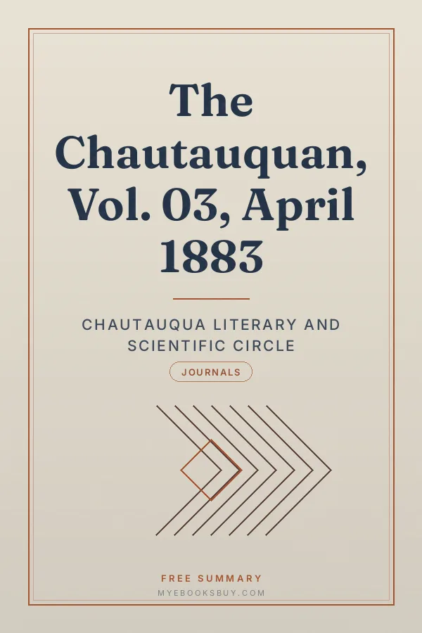 Cover of The Chautauquan, Vol. 03, April 1883