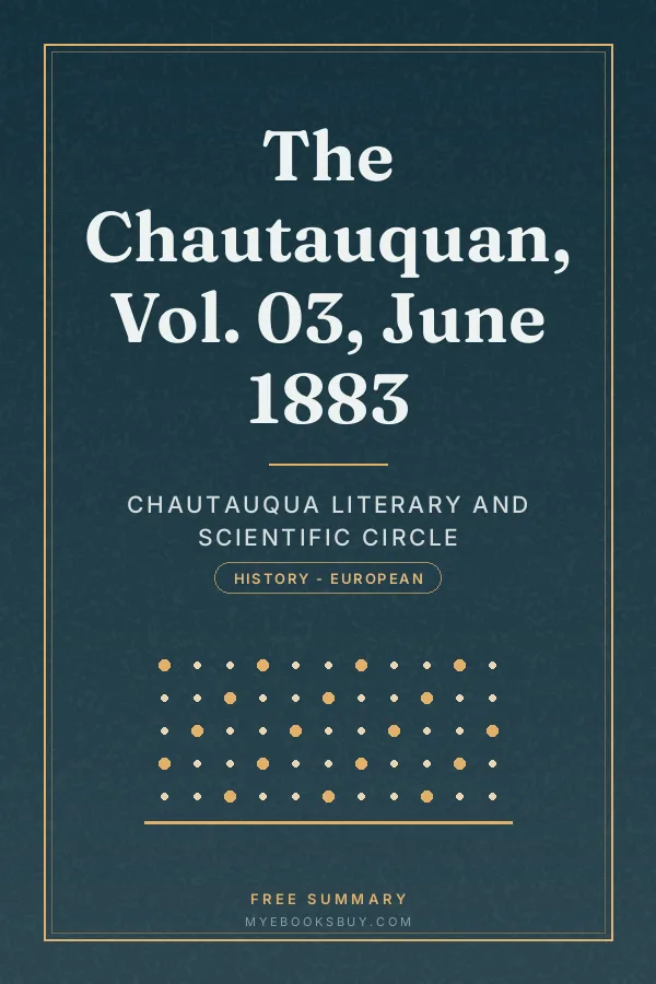 Cover of The Chautauquan, Vol. 03, June 1883