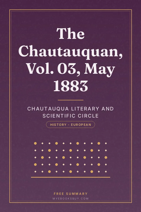 Cover of The Chautauquan, Vol. 03, May 1883