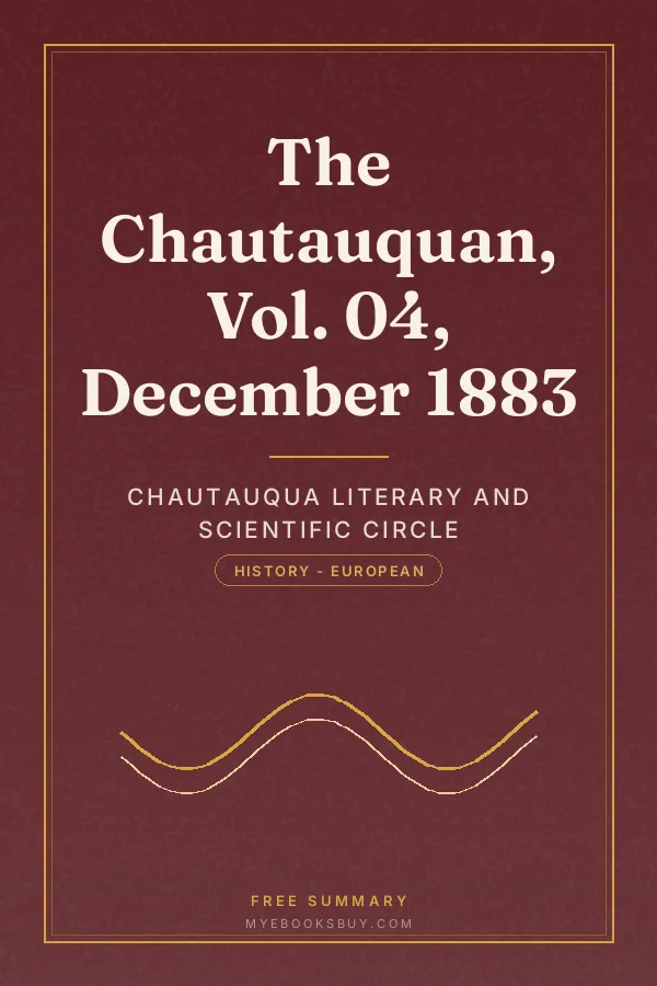 Cover of The Chautauquan, Vol. 04, December 1883