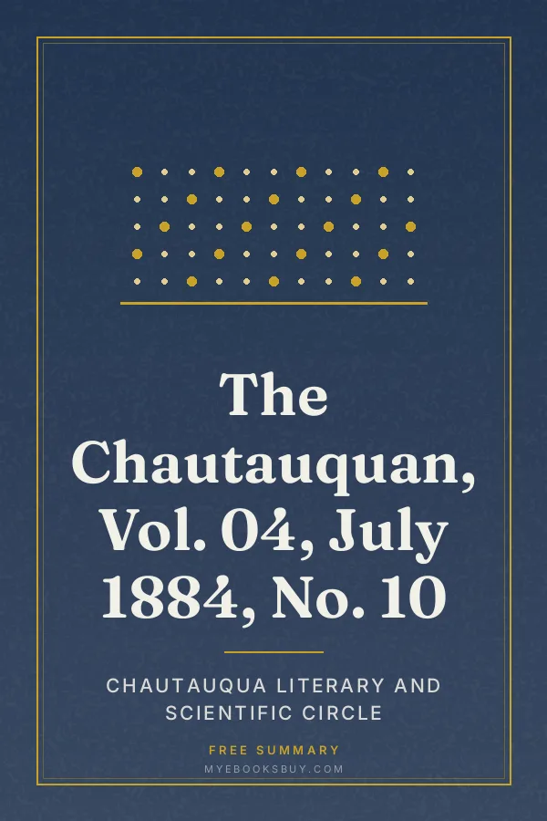 Cover of The Chautauquan, Vol. 04, July 1884, No. 10