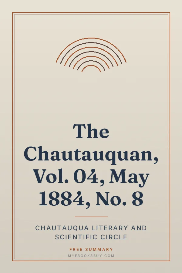 Cover of The Chautauquan, Vol. 04, May 1884, No. 8