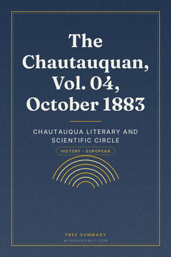 Cover of The Chautauquan, Vol. 04, October 1883