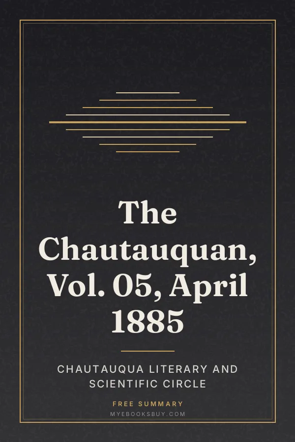 Cover of The Chautauquan, Vol. 05, April 1885