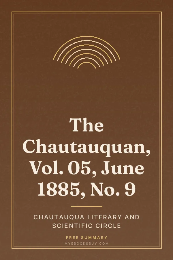 Cover of The Chautauquan, Vol. 05, June 1885, No. 9