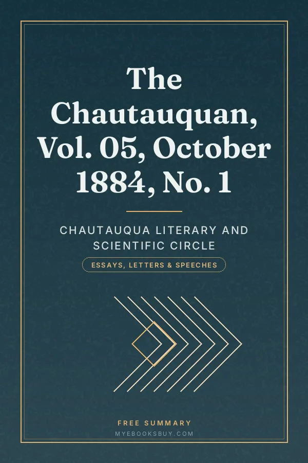 Cover of The Chautauquan, Vol. 05, October 1884, No. 1