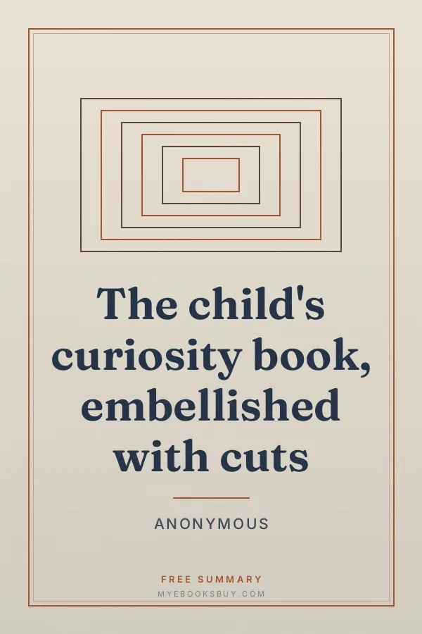Cover of The child's curiosity book, embellished with cuts