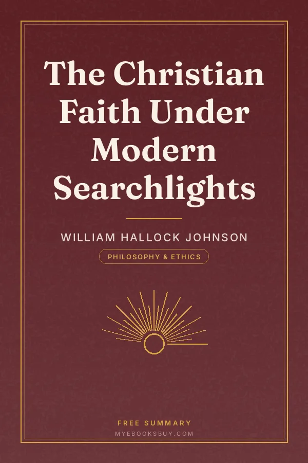Cover of The Christian Faith Under Modern Searchlights