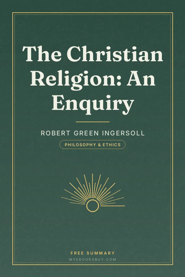Cover of The Christian Religion: An Enquiry