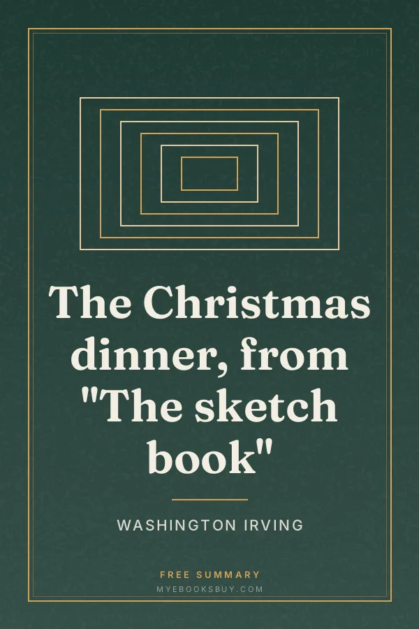 Cover of The Christmas dinner, from "The sketch book"