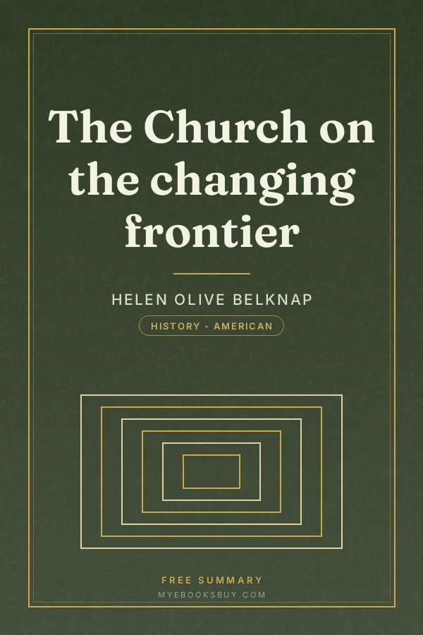 Cover of The Church on the changing frontier