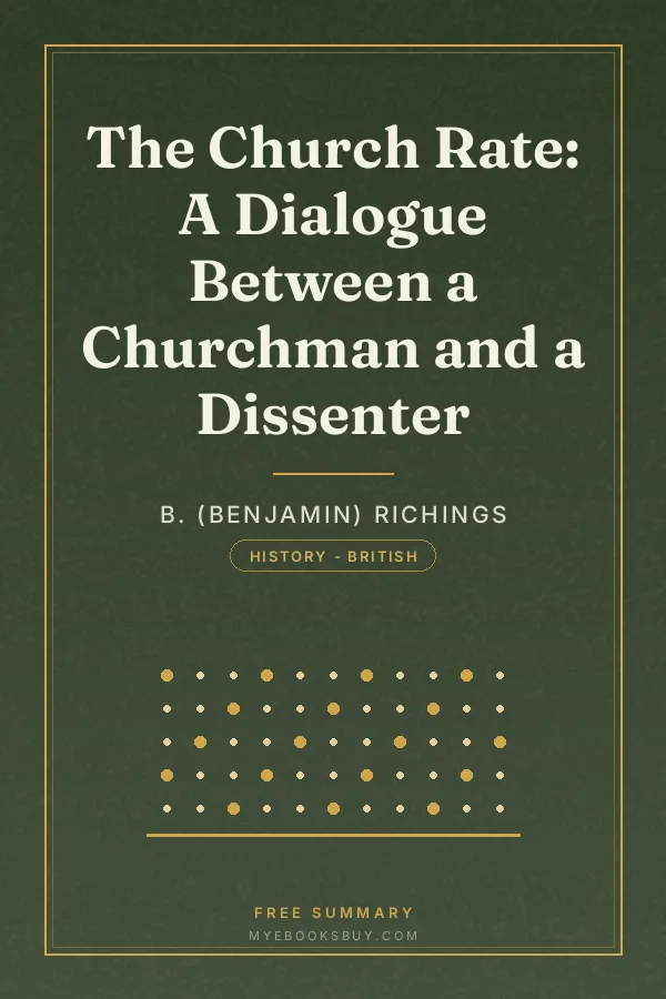 Cover of The Church Rate: A Dialogue Between a Churchman and a Dissenter