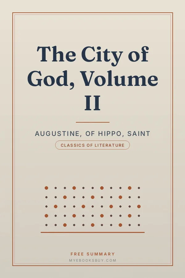 Cover of The City of God, Volume II