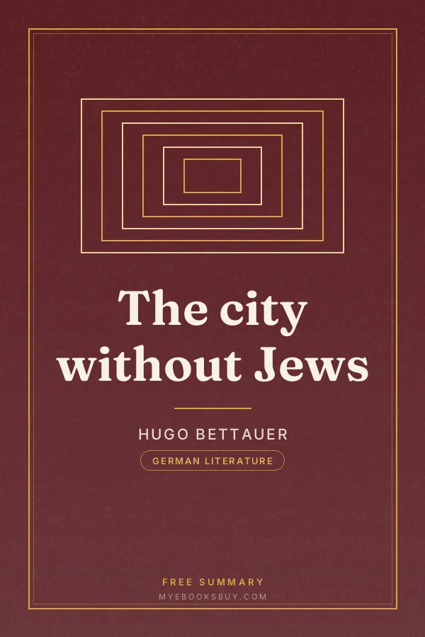 Cover of The city without Jews