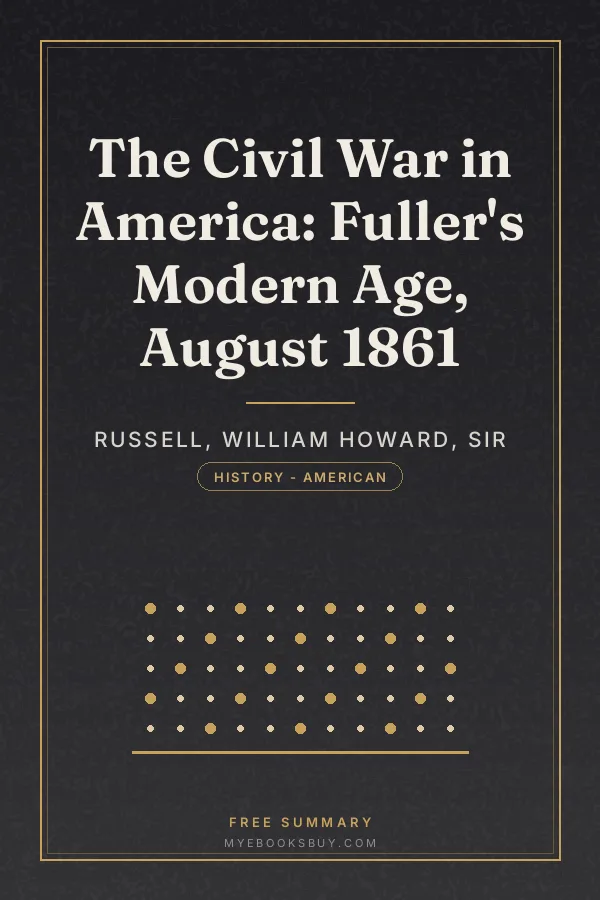 Cover of The Civil War in America: Fuller's Modern Age, August 1861