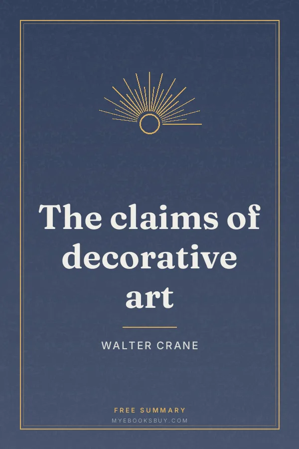 Cover of The claims of decorative art