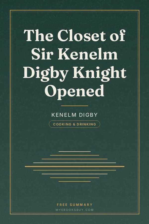 Cover of The Closet of Sir Kenelm Digby Knight Opened