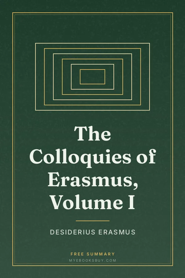 Cover of The Colloquies of Erasmus, Volume I