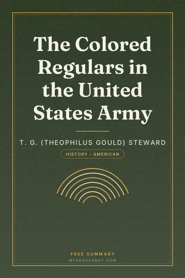 Cover of The Colored Regulars in the United States Army