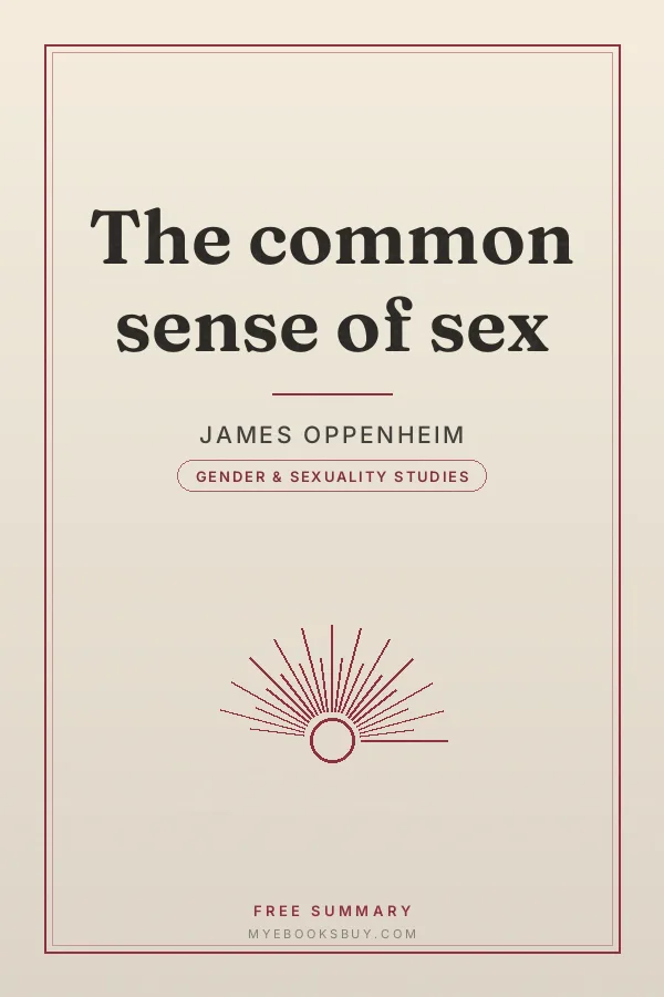 Cover of The common sense of sex